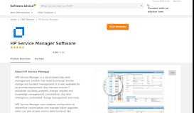 
							         HP Service Manager - 2019 Reviews, Pricing & Demo - Software Advice								  
							    