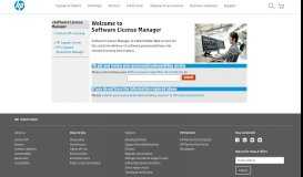 
							         HP Software License Manager								  
							    