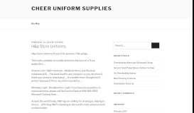 
							         H&p Store Uniforms | Cheer Uniform Supplies								  
							    