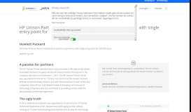
							         HP Unison Partner Portal revolutionizes partner experiences with ...								  
							    