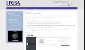 
							         HPCSA online portal now live | HPCSA E-Bulletin								  
							    