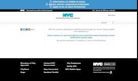 
							         HPD - How to Apply - NYC Housing Connect - NYC.gov								  
							    
