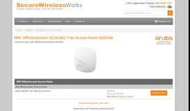 
							         HPE OfficeConnect OC20 802.11ac Access Point #JZ074A								  
							    
