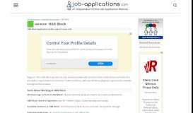 
							         H&R Block Application, Jobs & Careers Online - Job-Applications.com								  
							    