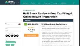 
							         H&R Block Review 2019 - Online Tax Filing & Preparation								  
							    
