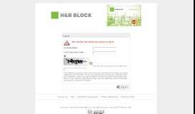 
							         H&R Block® Rewards Card - Login								  
							    