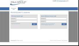 
							         HR Connect - P&A Group								  
							    