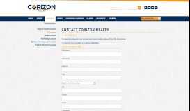 
							         HR Contact - Corizon Correctional Healthcare								  
							    