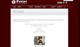 
							         HR Contact - Poteet ISD								  
							    