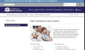 
							         HR Customer Care Center - The School District of Palm Beach County								  
							    