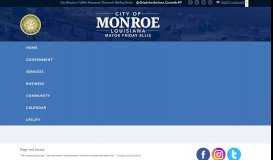 
							         HR Division Mission & Responsibilities | City of Monroe, Louisiana								  
							    