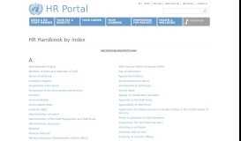 
							         HR Handbook by Index | HR Portal								  
							    