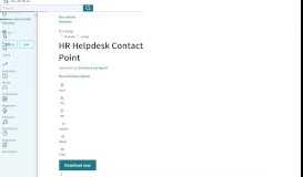 
							         HR Helpdesk Contact Point (2.6K views) - Scribd								  
							    