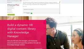 
							         HR Knowledge Portal - AdviserPlus								  
							    