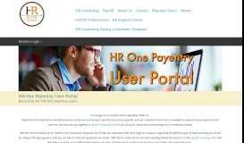 
							         HR One Payentry User Portal - People to Payroll								  
							    