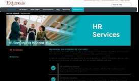 
							         HR Outsourcing Services | Human Resources ... - Extensis Group								  
							    