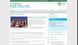 
							         HR / Pay Services | Dorset Nexus								  
							    