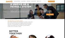 
							         HR & Payroll Unified Solution | DATIS HR Cloud								  
							    