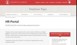 
							         HR-Portal | Employee Pages | University of Bergen								  
							    