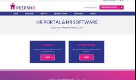 
							         HR Portal & HR Software | Peeps HR								  
							    