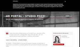 
							         HR portal Zucchetti | Studio Pozzi								  
							    