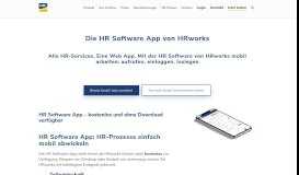 
							         HR Software App von HRworks - Mobile Reisekostenabrechnung uvm.								  
							    