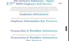 
							         HR Software Indonesia - Sigma HRIS Employee Self Service								  
							    