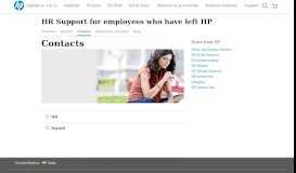 
							         HR Support for employees who have left HP | HP® India - HP.com								  
							    