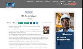 
							         HR Technology - SHRM								  
							    
