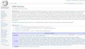 
							         HRB Systems - Wikipedia								  
							    
