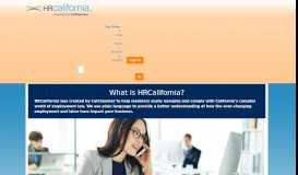 
							         HRCalifornia Overview - HRCalifornia								  
							    