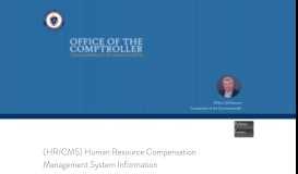 
							         HR/CMS Information | Comptroller of the Commonwealth								  
							    