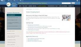 
							         HRE|DAS State Employment | Iowa Department of Administrative ...								  
							    