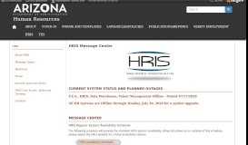 
							         HRIS Message Center | Human Resources								  
							    