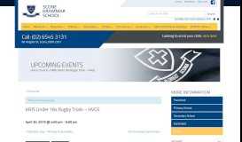 
							         HRIS Under 16s Rugby Trials - HVGS - Scone Grammar School								  
							    