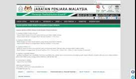
							         hrmis - Portal Rasmi Jabatan Penjara Malaysia								  
							    