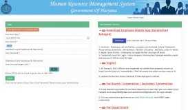 
							         HRMS - iFMS :: Integrated Financial Management System, Haryana								  
							    