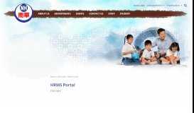 
							         HRMS Portal - Nan Hua Primary School								  
							    