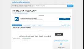 
							         hrms.drb-hicom.com at WI. DRB-HICOM - Welcome to HRMS								  
							    