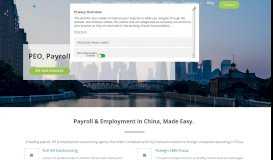 
							         HROne | Payroll, HR & PEO Services in China | HR Made Easy								  
							    
