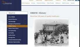 
							         HRRMC History | Salida Hospital District History								  
							    