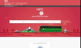 
							         HRTC Online Bus Ticket Booking, Bus Reservation ... - Redbus								  
							    