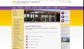 
							         HRTS - University at Albany-SUNY								  
							    