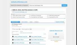 
							         hrus-ess.hotelsogo.com at WI. IIS Windows Server								  
							    