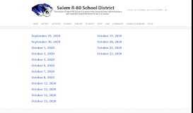 
							         HS Announcements - Salem R80 Schools								  
							    