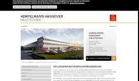 
							         HS-C. HEMPELMANN KG HANNOVER - Fachgroßhandel für ...								  
							    