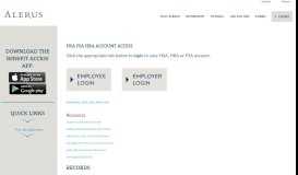 
							         HSA FSA HRA Account Access - Alerus Retirement								  
							    
