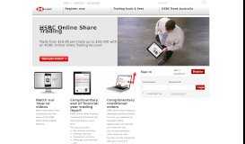 
							         HSBC Online Share Trading								  
							    