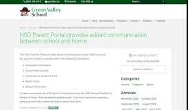 
							         HSD Parent Portal provides added communication between school ...								  
							    