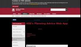 
							         HSE's Planning Advice Web App - Land Use Planning - HSE								  
							    